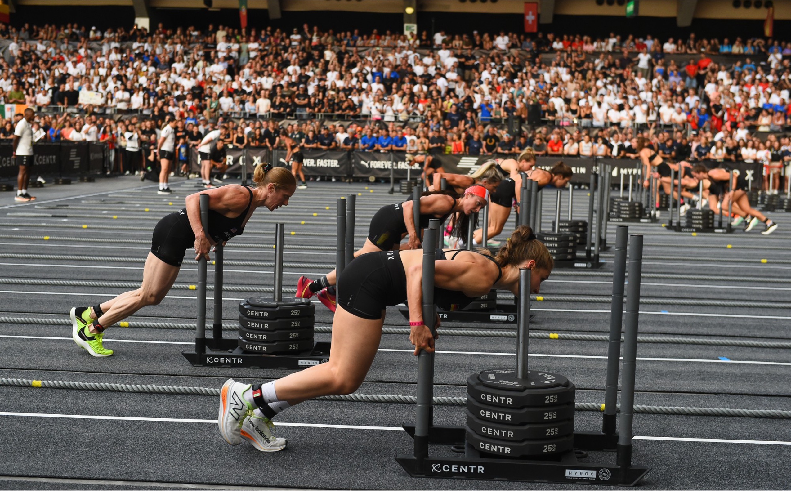 Hyrox Training Club Rovia 120 Best Place For Hyrox Training Sled Push